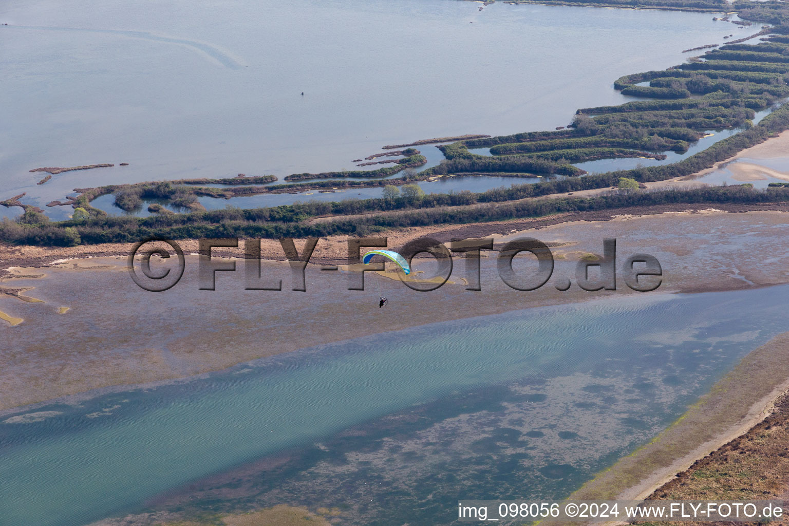 Caserma di Canal Muro in the state Friuli Venezia Giulia, Italy out of the air