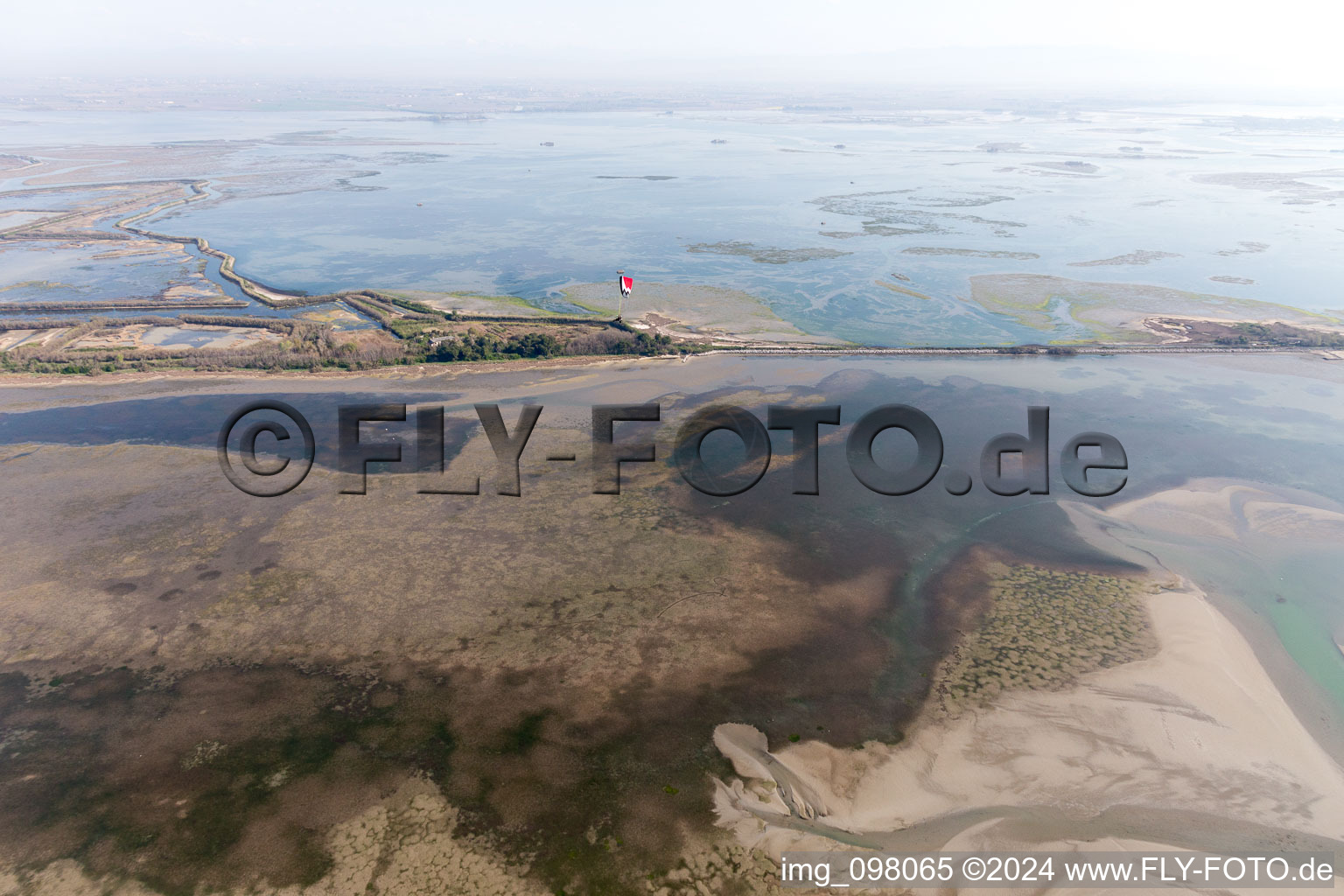 Drone image of Caserma di Canal Muro in the state Friuli Venezia Giulia, Italy