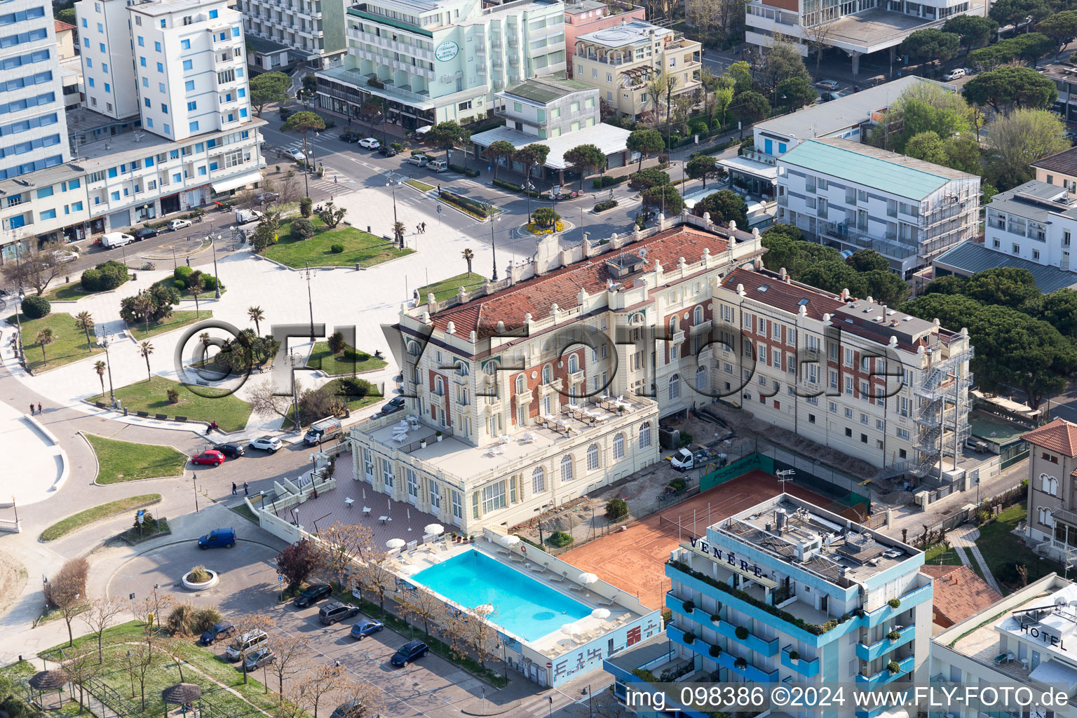 Cesenatico in the state Emilia Romagna, Italy out of the air