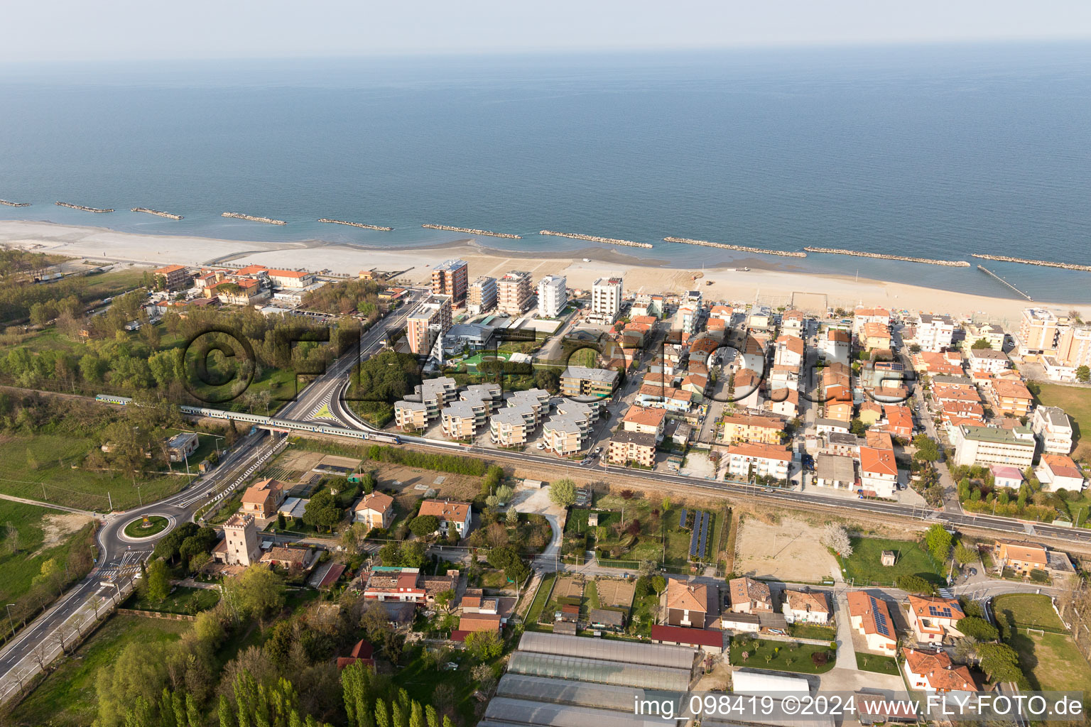 Torre Pedrera in the state Emilia Romagna, Italy