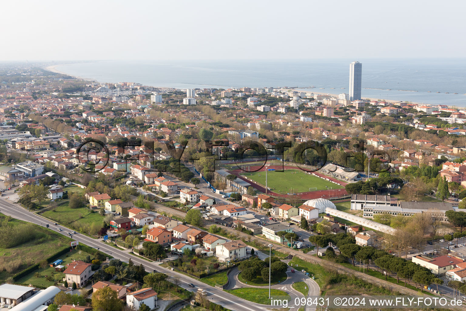 Aerial photograpy of Case Lontani in the state Emilia Romagna, Italy