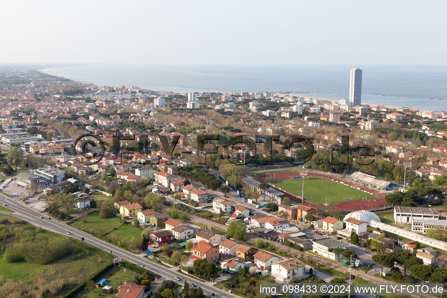 Case Lontani in the state Emilia Romagna, Italy from above