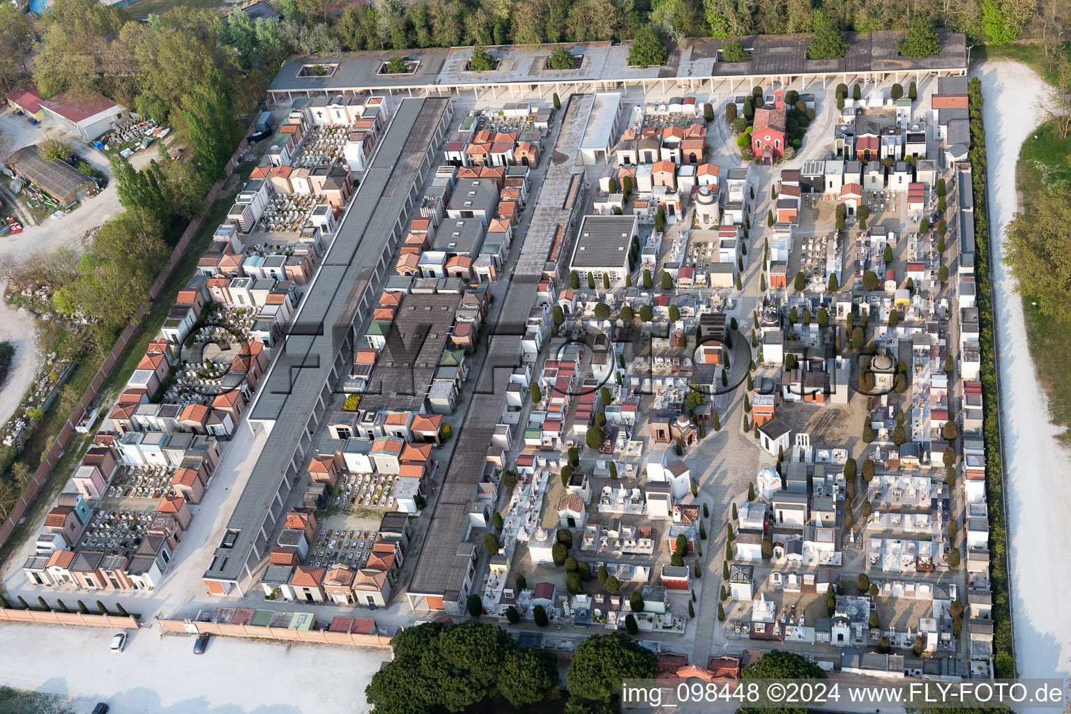 Cesenatico in the state Emilia Romagna, Italy out of the air