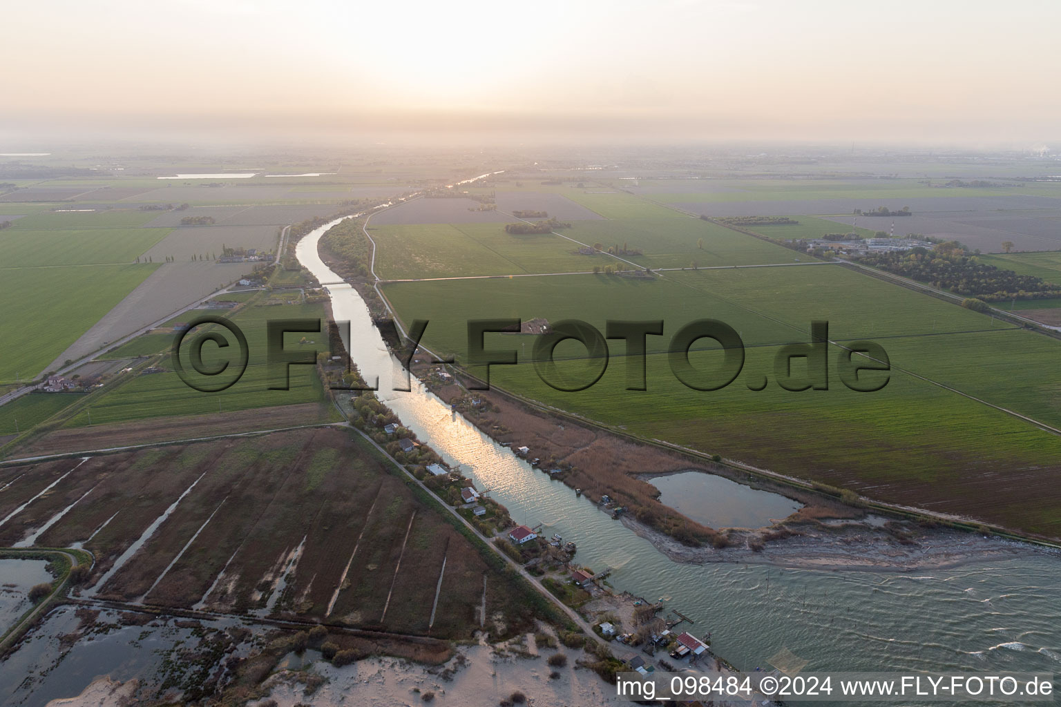 Lido DI Dante in the state Emilia Romagna, Italy out of the air