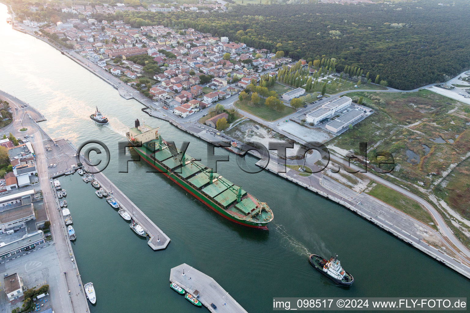 Porto Corsini in the state Emilia Romagna, Italy