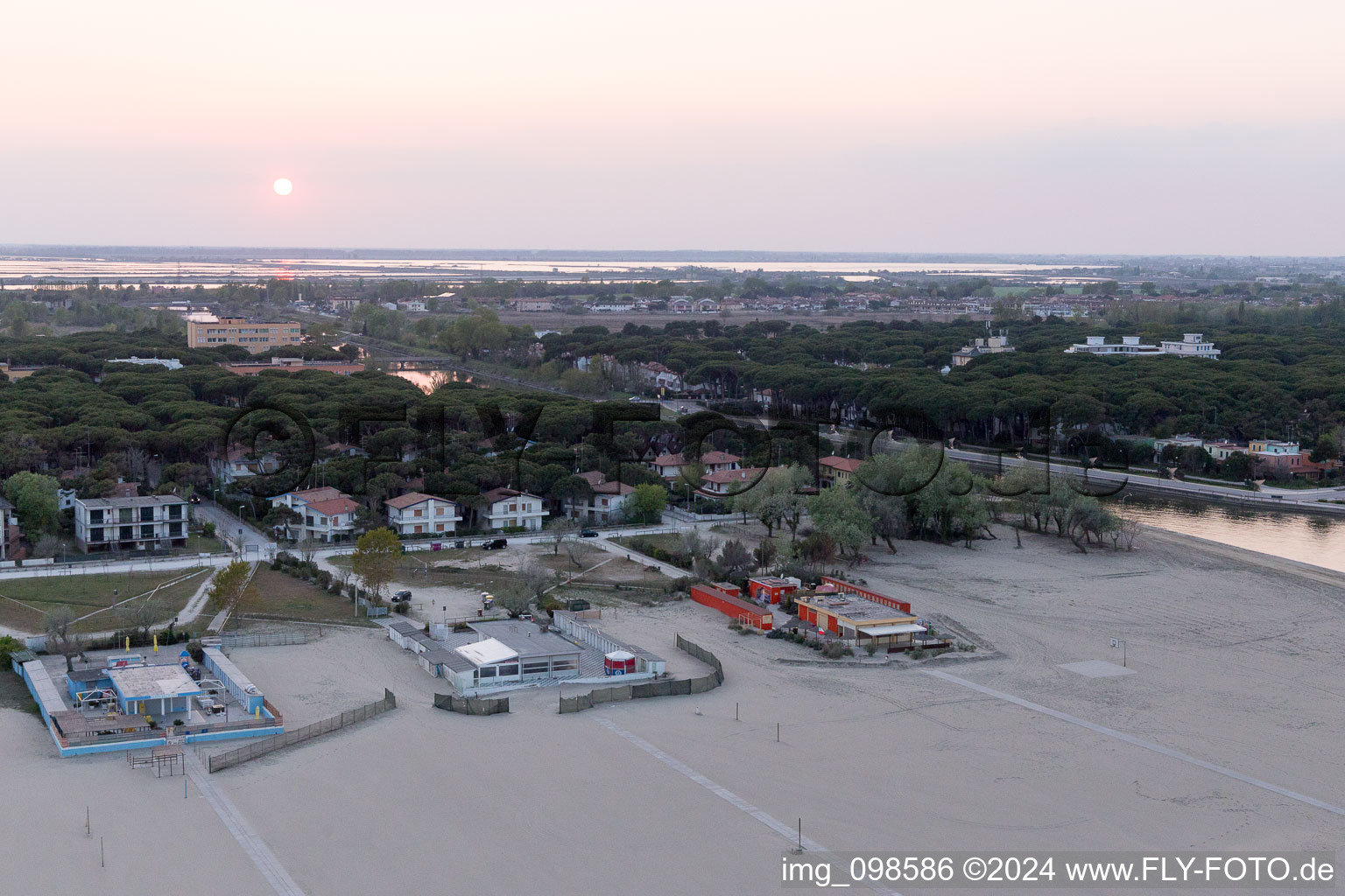 Lido degli Estensi in the state Emilia Romagna, Italy