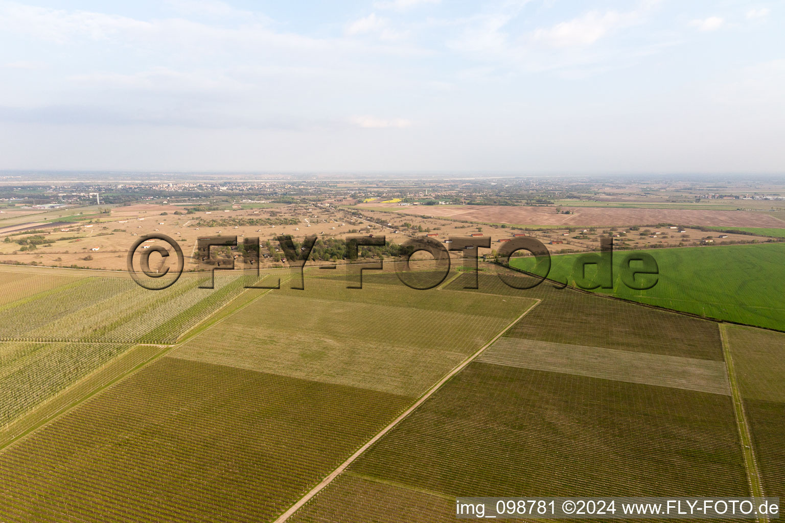 Aerial view of Il Cristo in the state Friuli Venezia Giulia, Italy