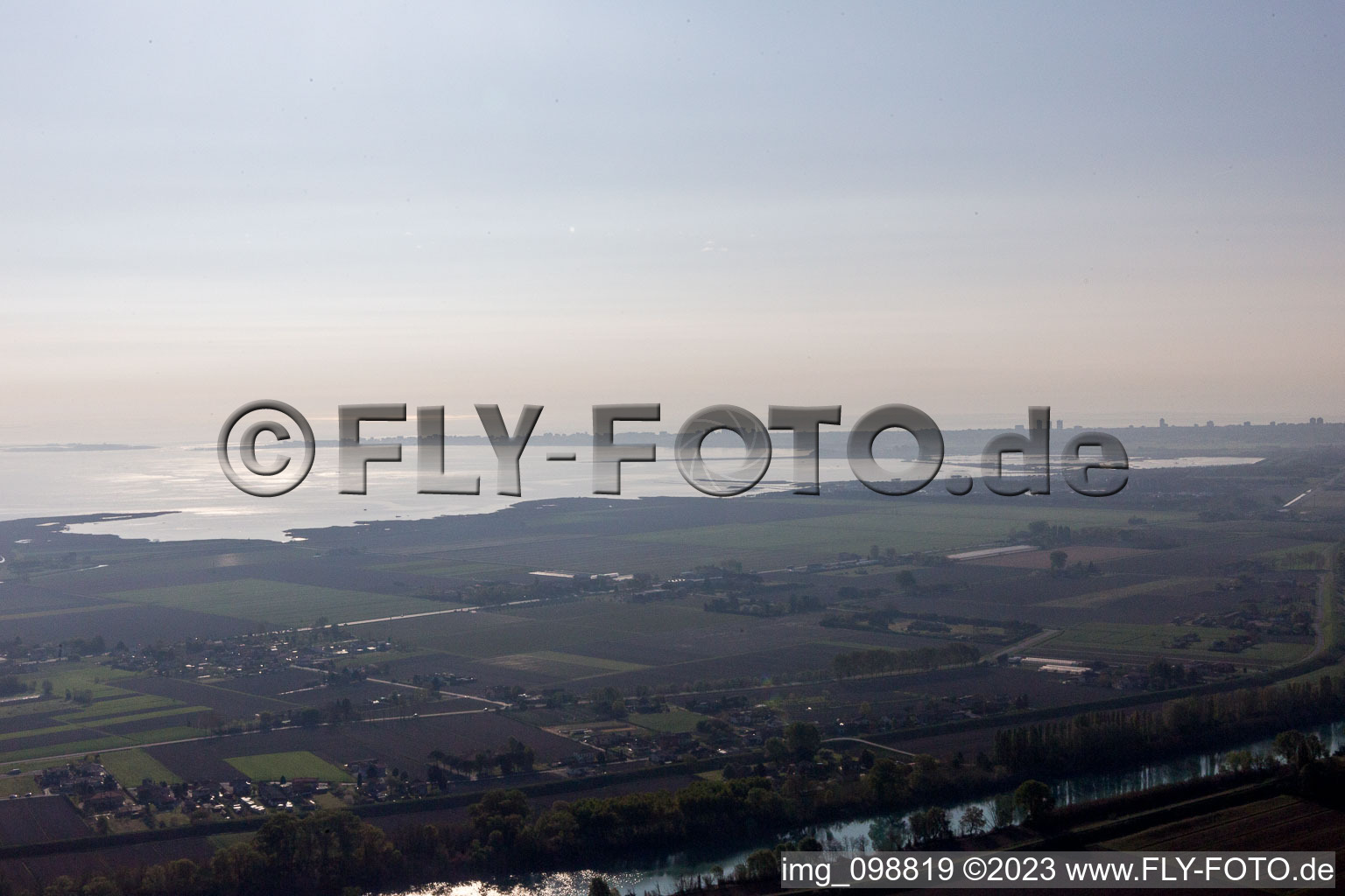 Cesarolo in the state Veneto, Italy out of the air