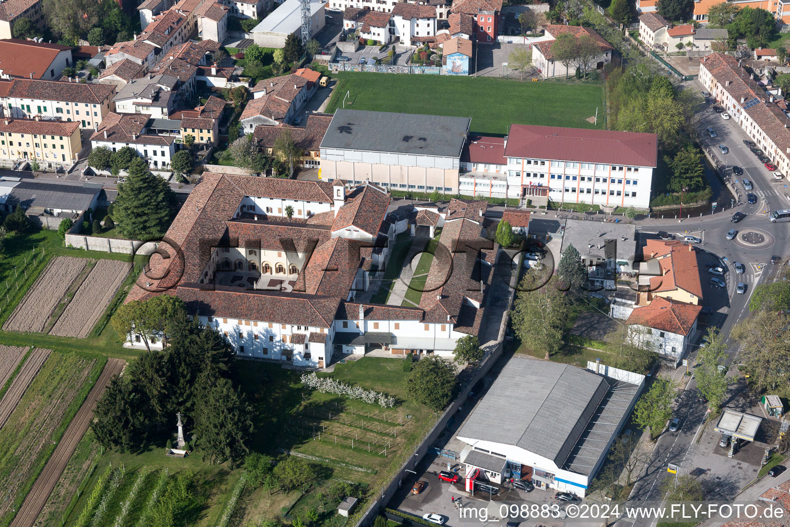 San Vito al Tagliamento in the state Pordenone, Italy out of the air