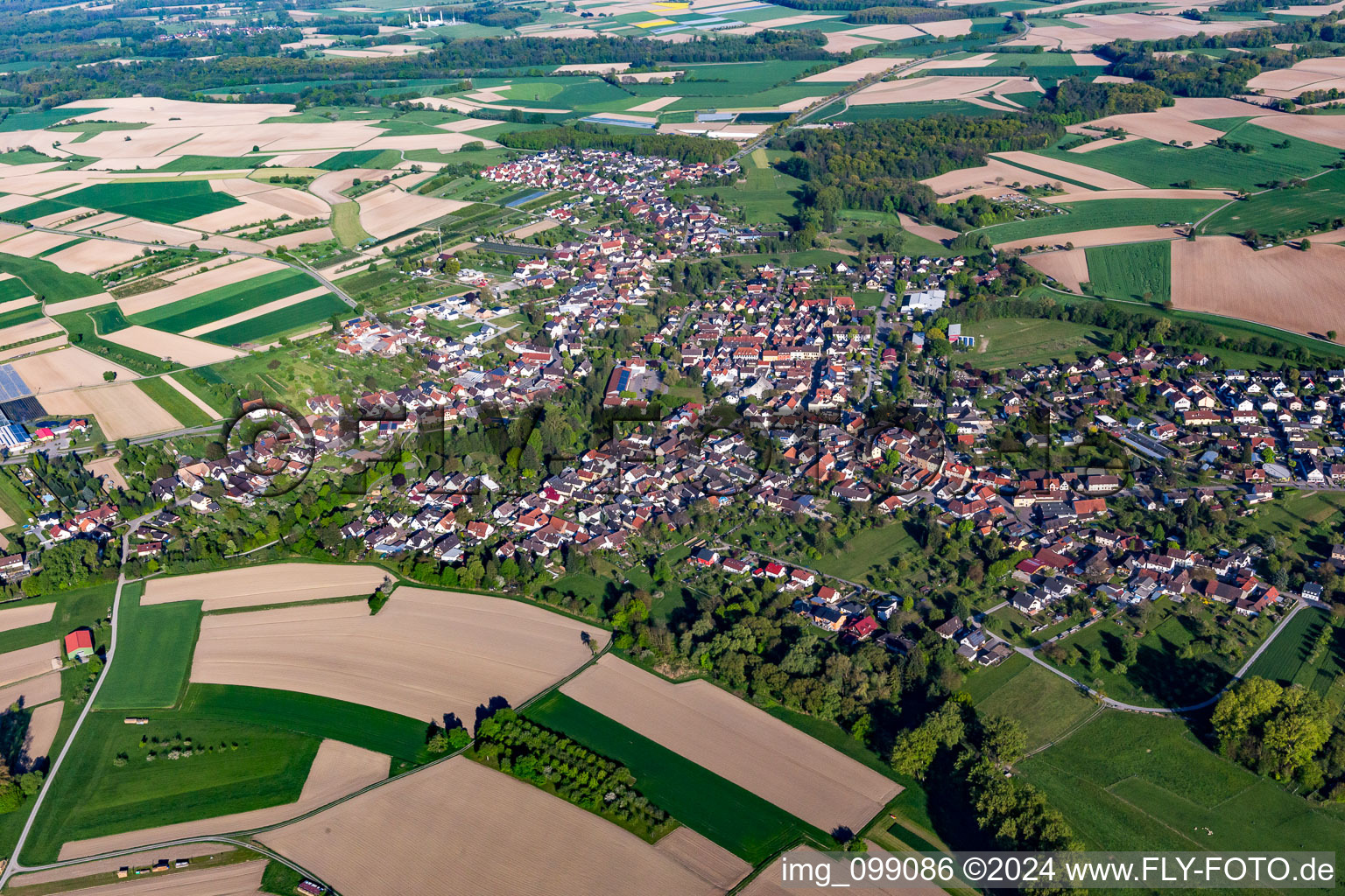 District Scherzheim in Lichtenau in the state Baden-Wuerttemberg, Germany