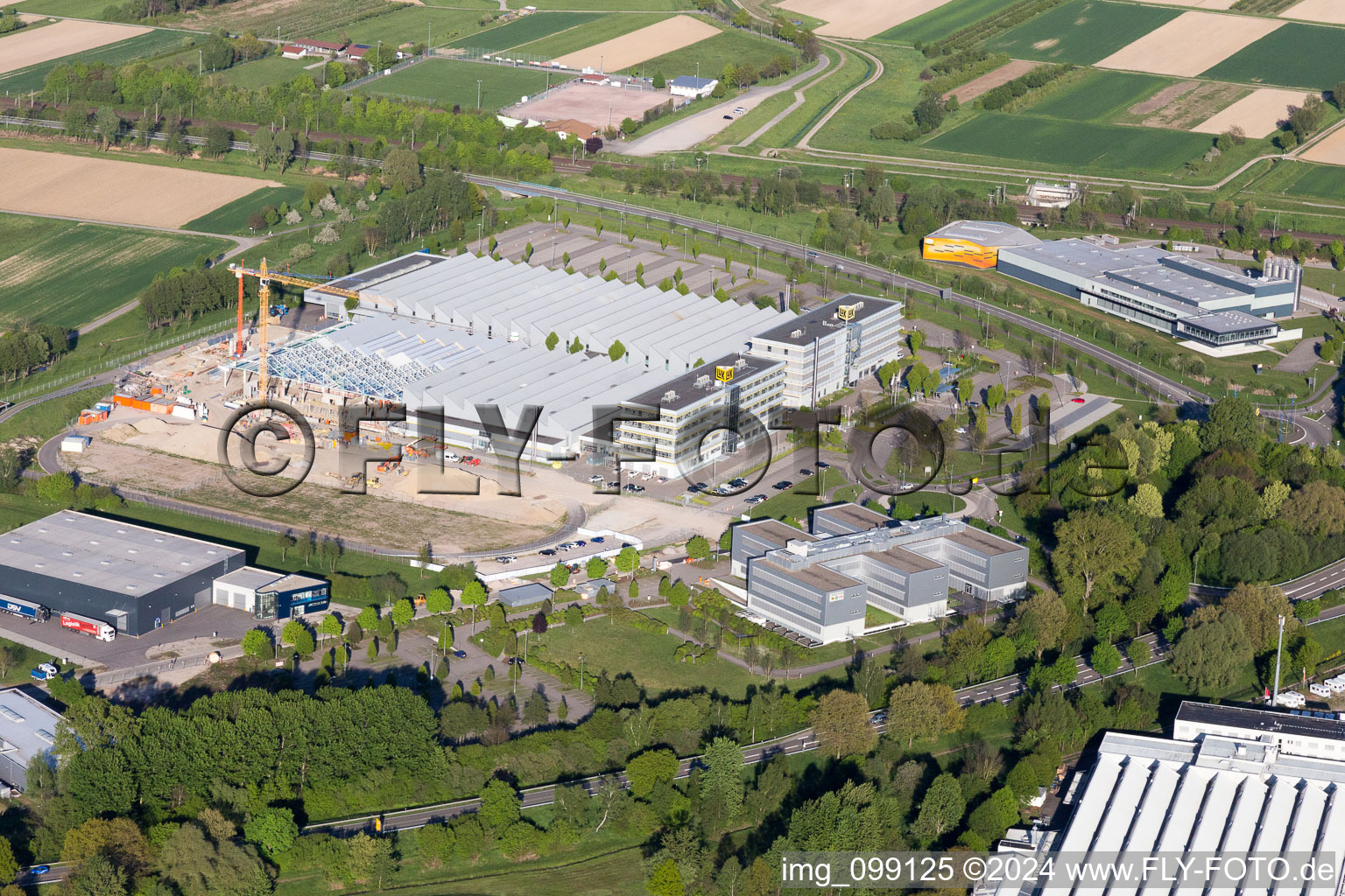 LuK construction site in the district Vimbuch in Bühl in the state Baden-Wuerttemberg, Germany