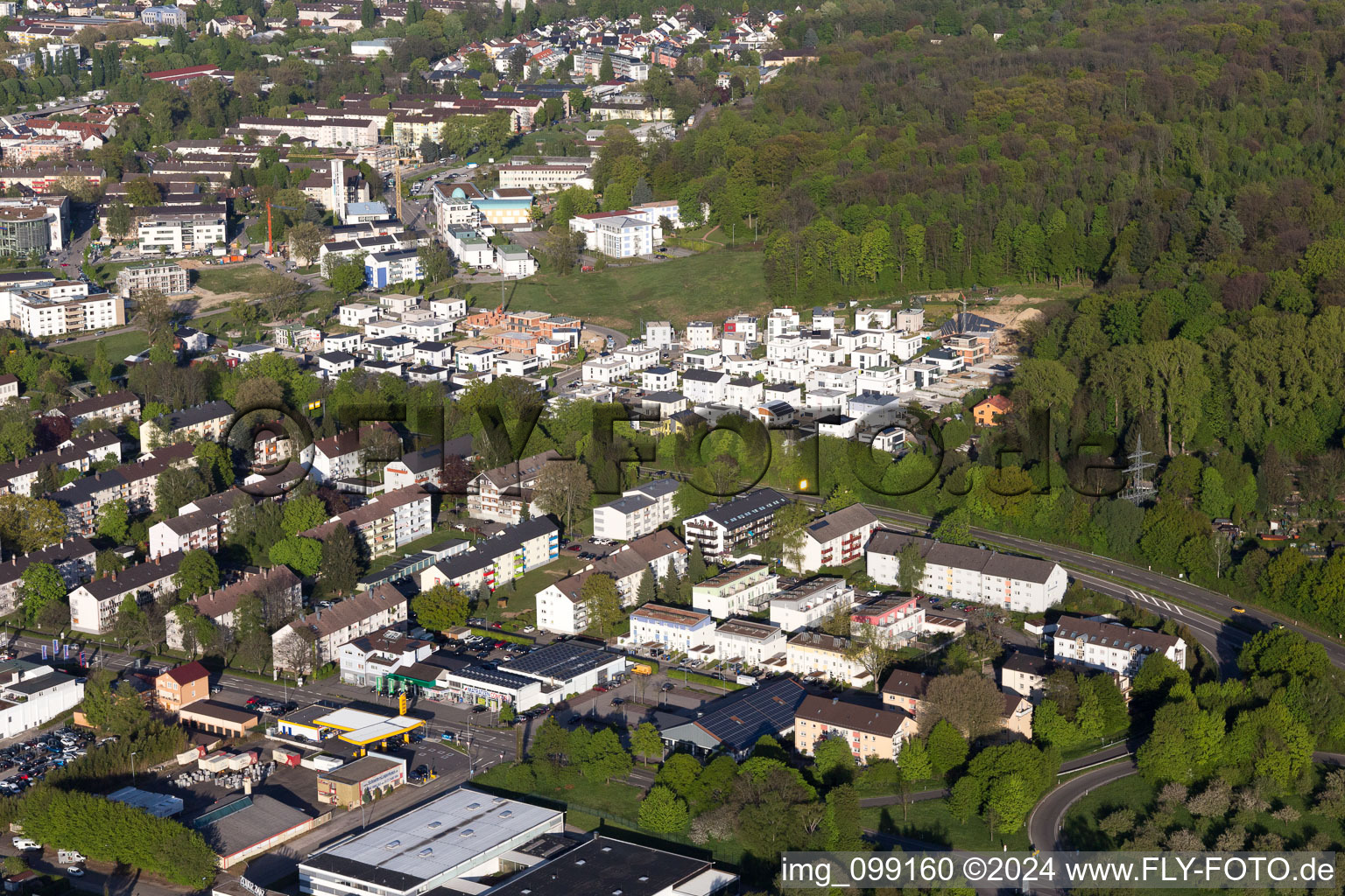 New development area Jalta Ring in the district Oos in Baden-Baden in the state Baden-Wuerttemberg, Germany