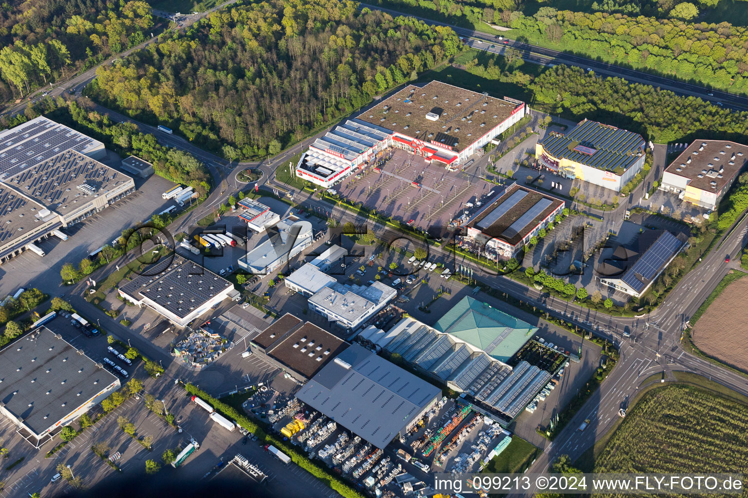 Bauhaus, Dehner in the district Rauental in Rastatt in the state Baden-Wuerttemberg, Germany