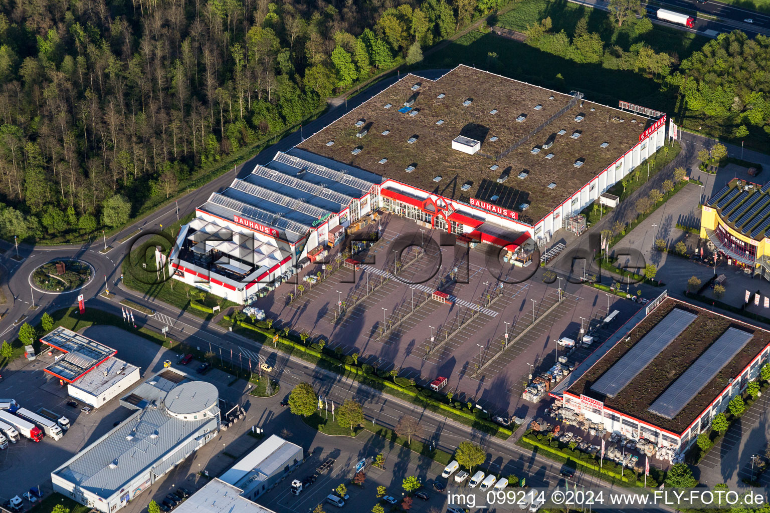 Building of the construction market BAUHAUS Rastatt in Rastatt in the state Baden-Wurttemberg, Germany