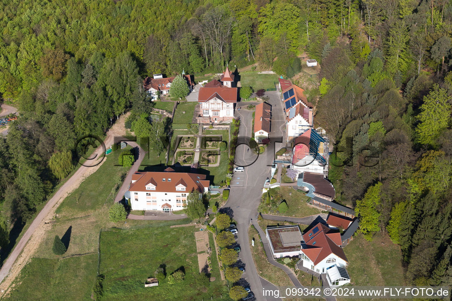 Lobsann in the state Bas-Rhin, France out of the air