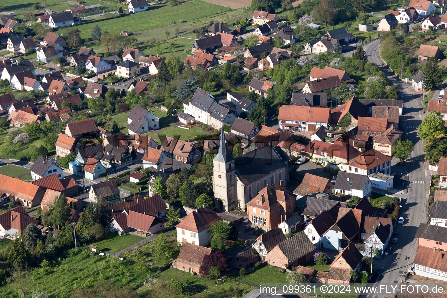 Gunstett in the state Bas-Rhin, France