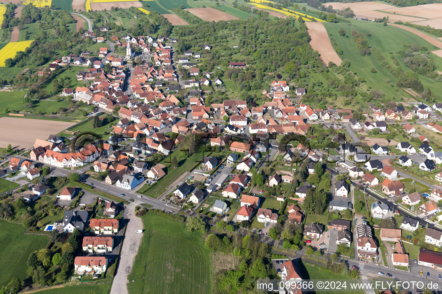 Morsbronn-les-Bains in the state Bas-Rhin, France