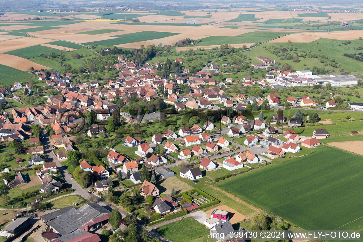 Mietesheim in the state Bas-Rhin, France