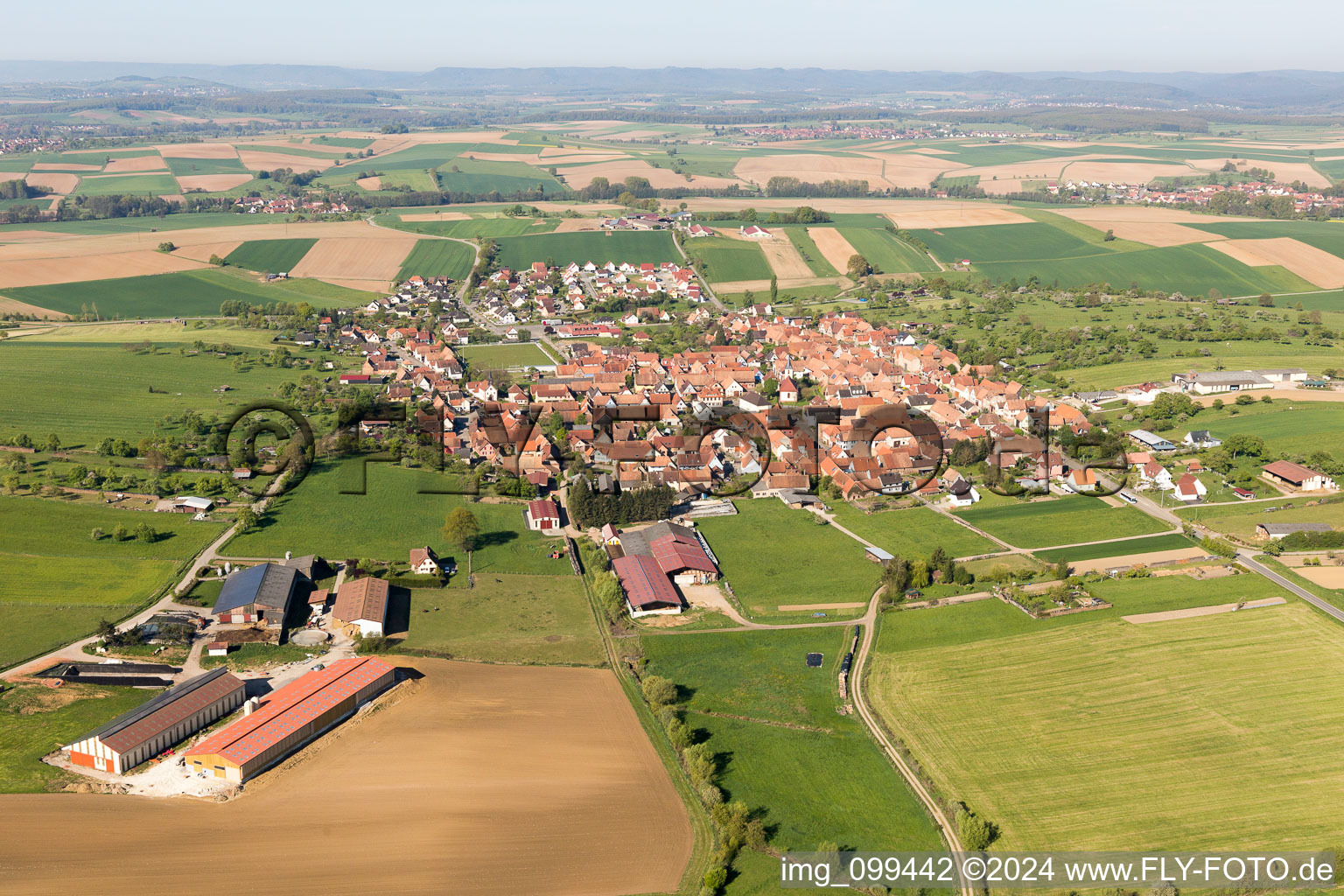 Uhrwiller in the state Bas-Rhin, France