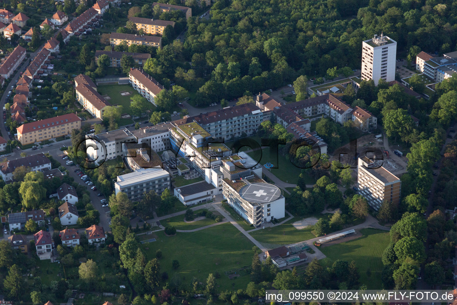 Deaconesses KH in the district Rüppurr in Karlsruhe in the state Baden-Wuerttemberg, Germany