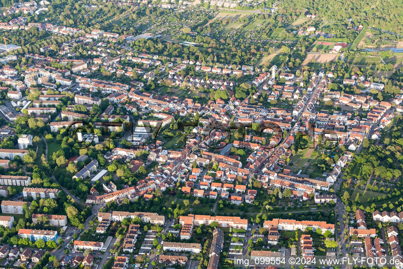 Bergstr in the district Durlach in Karlsruhe in the state Baden-Wuerttemberg, Germany