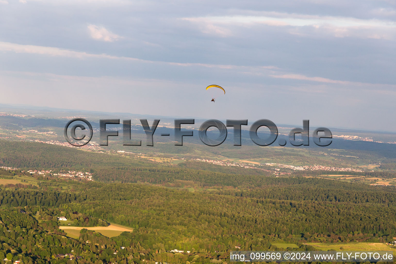 Bird's eye view of District Rintheim in Karlsruhe in the state Baden-Wuerttemberg, Germany