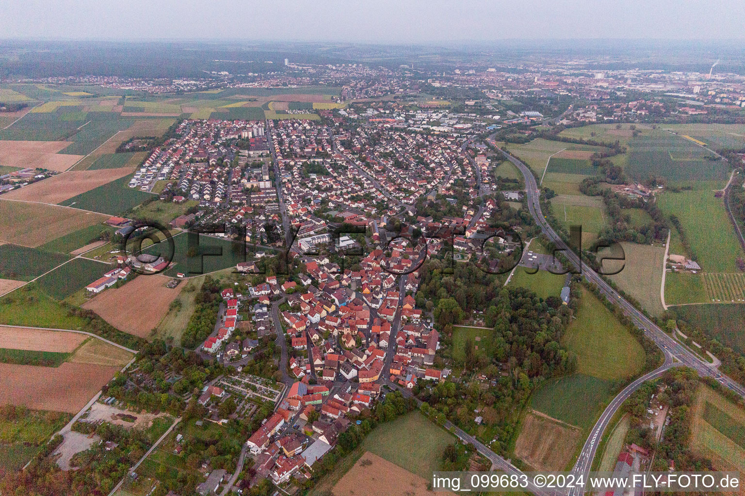 Niederwerrn in Schweinfurt in the state Bavaria, Germany