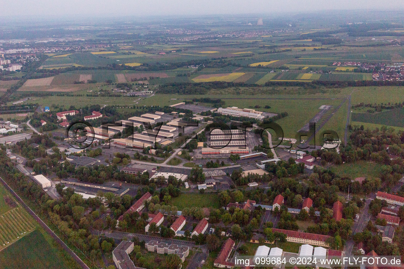 Schweinfurt, Niederwerrn former US airfield/barracks in Geldersheim in the state Bavaria, Germany