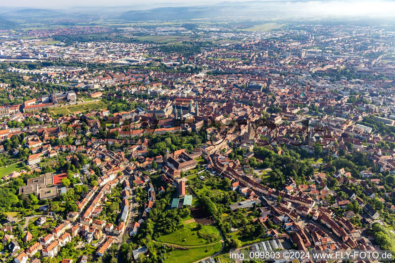 Old Town in Bamberg in the state Bavaria, Germany