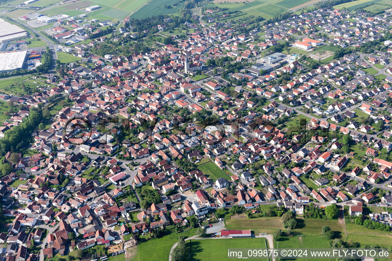 Augsfeld in the state Bavaria, Germany