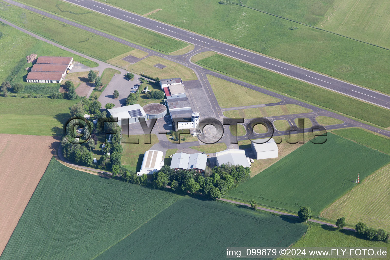 Airport in Haßfurt in the state Bavaria, Germany