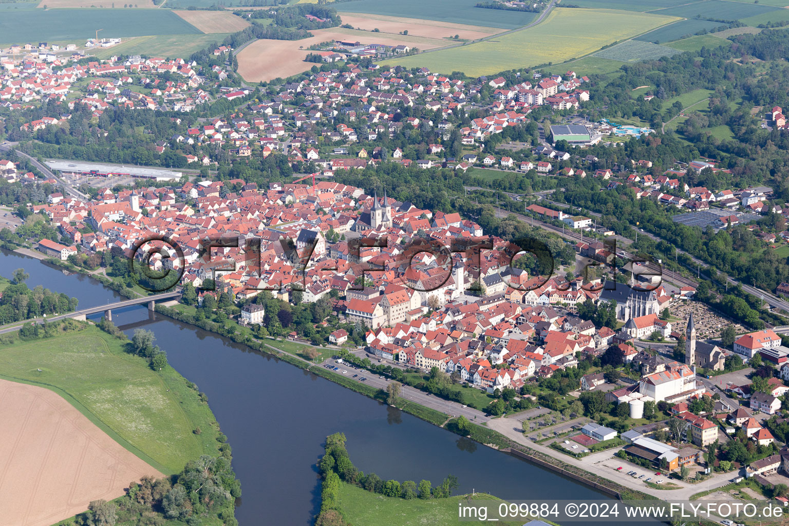 Haßfurt in the state Bavaria, Germany