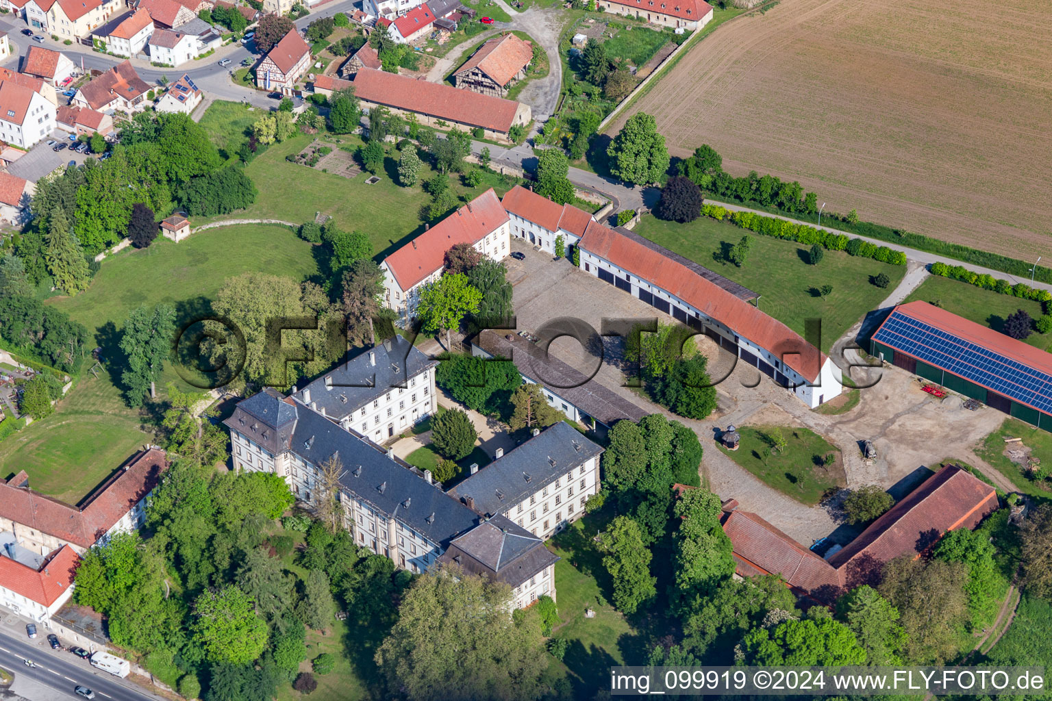 Castle (former abbey) Theres in the district Obertheres in Theres in the state Bavaria, Germany