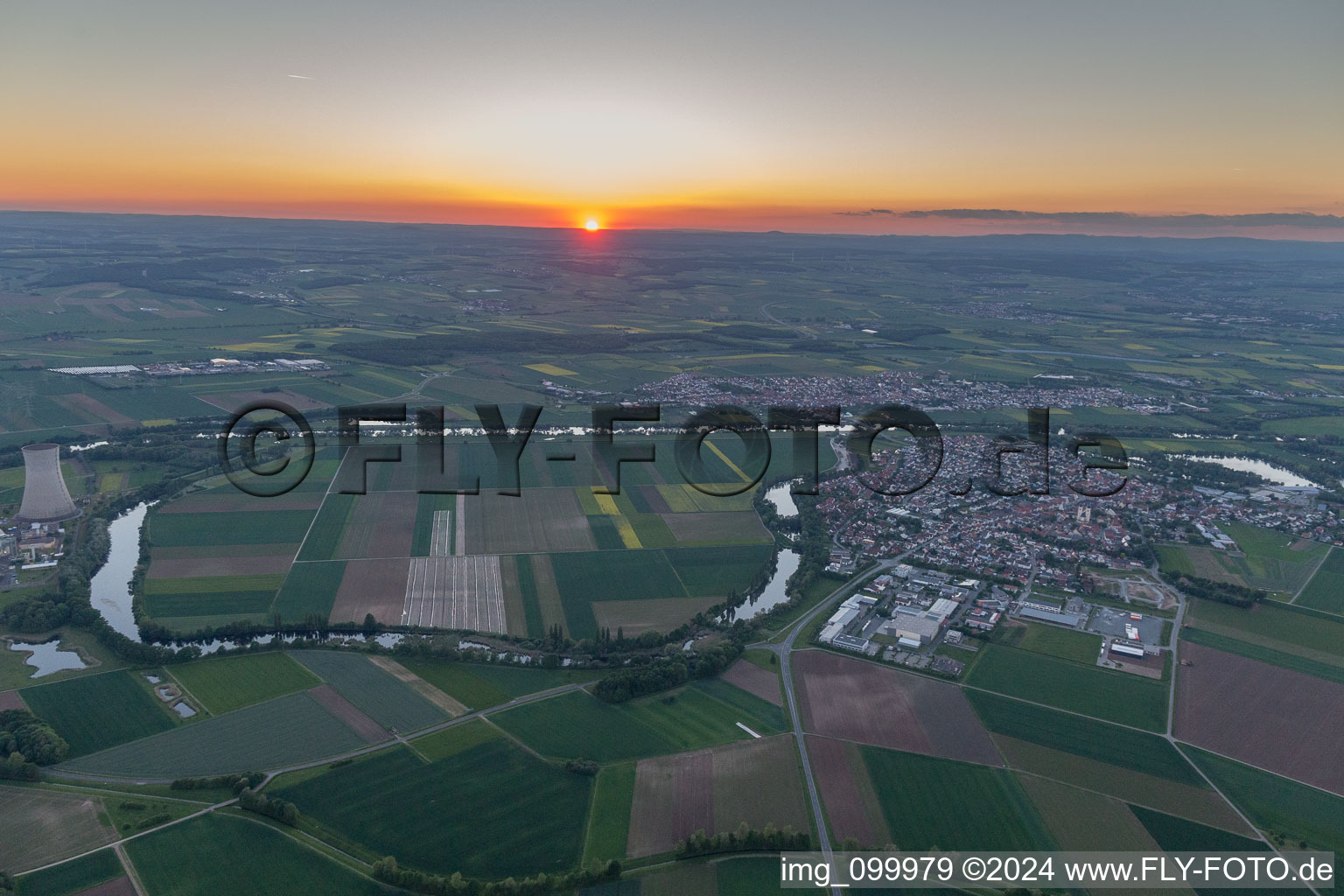 Grafenrheinfeld in the state Bavaria, Germany