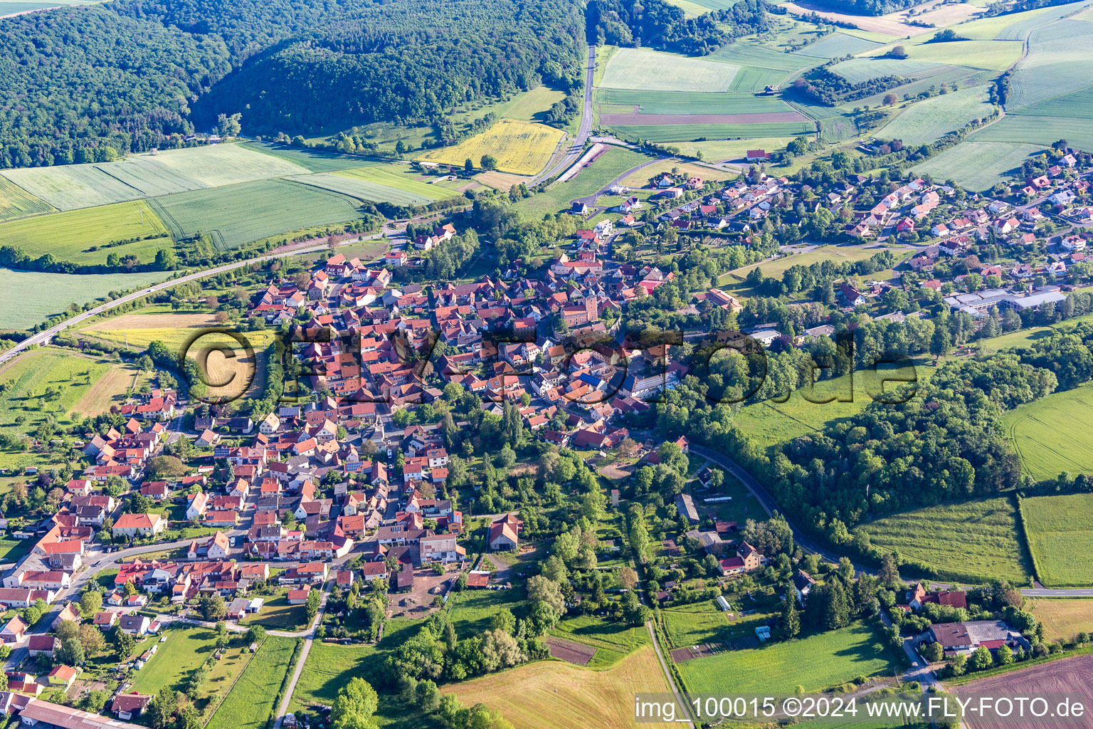 Oberlauringen in the state Bavaria, Germany