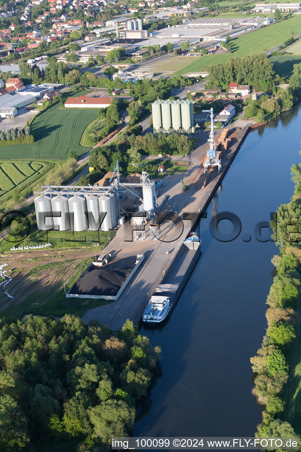 Schmachtenberg Industrial Area in Zeil am Main in the state Bavaria, Germany