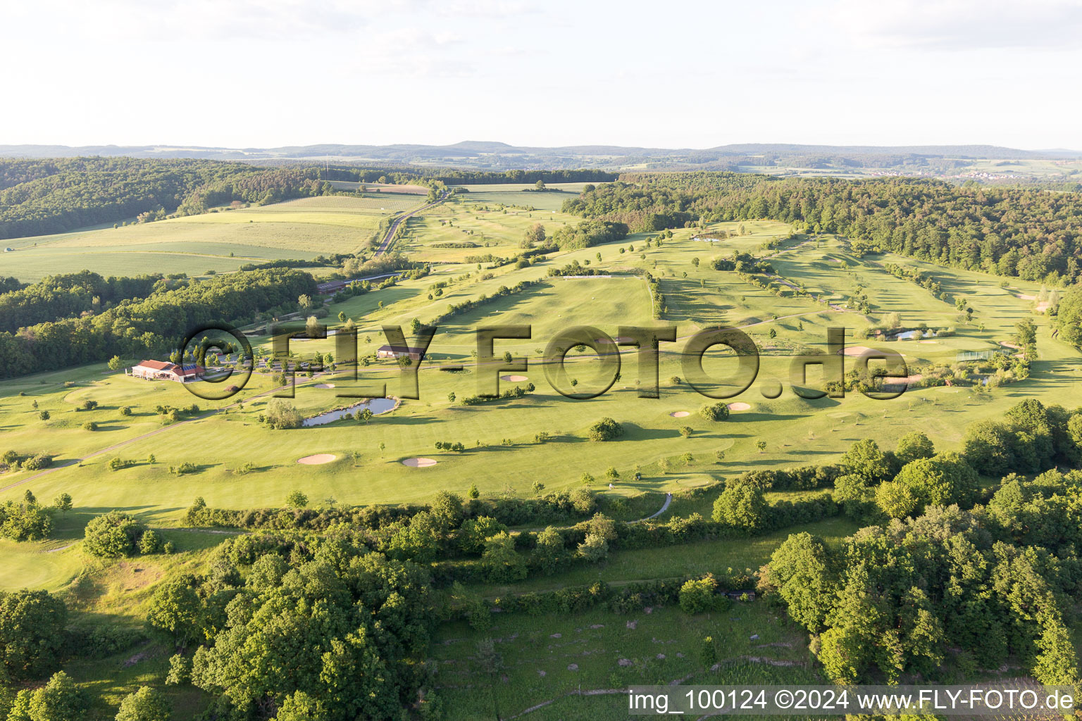 Ebelsbach in the state Bavaria, Germany seen from above