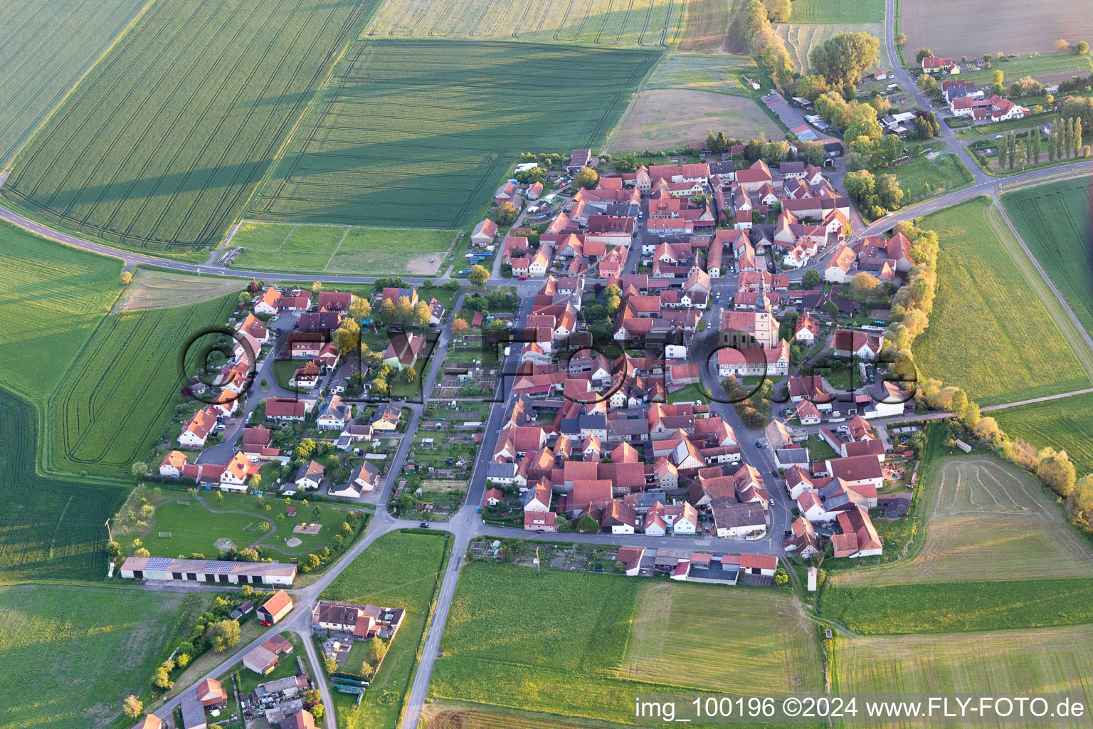 District Ostheim in Hofheim in Unterfranken in the state Bavaria, Germany