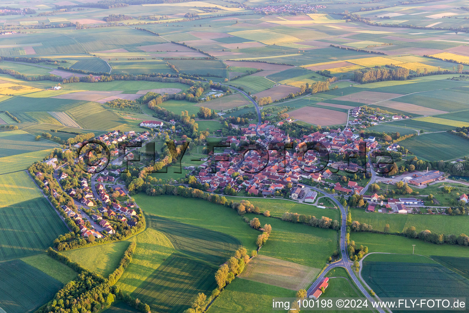 District Rügheim in Hofheim in Unterfranken in the state Bavaria, Germany