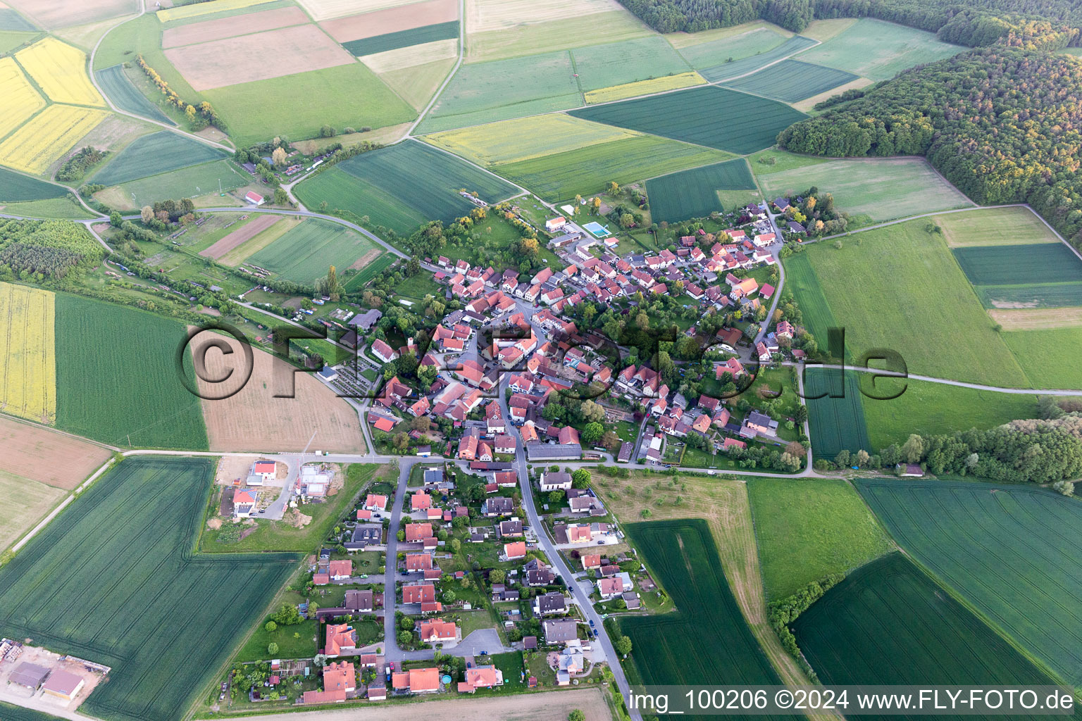 Kleinmünster in the state Bavaria, Germany