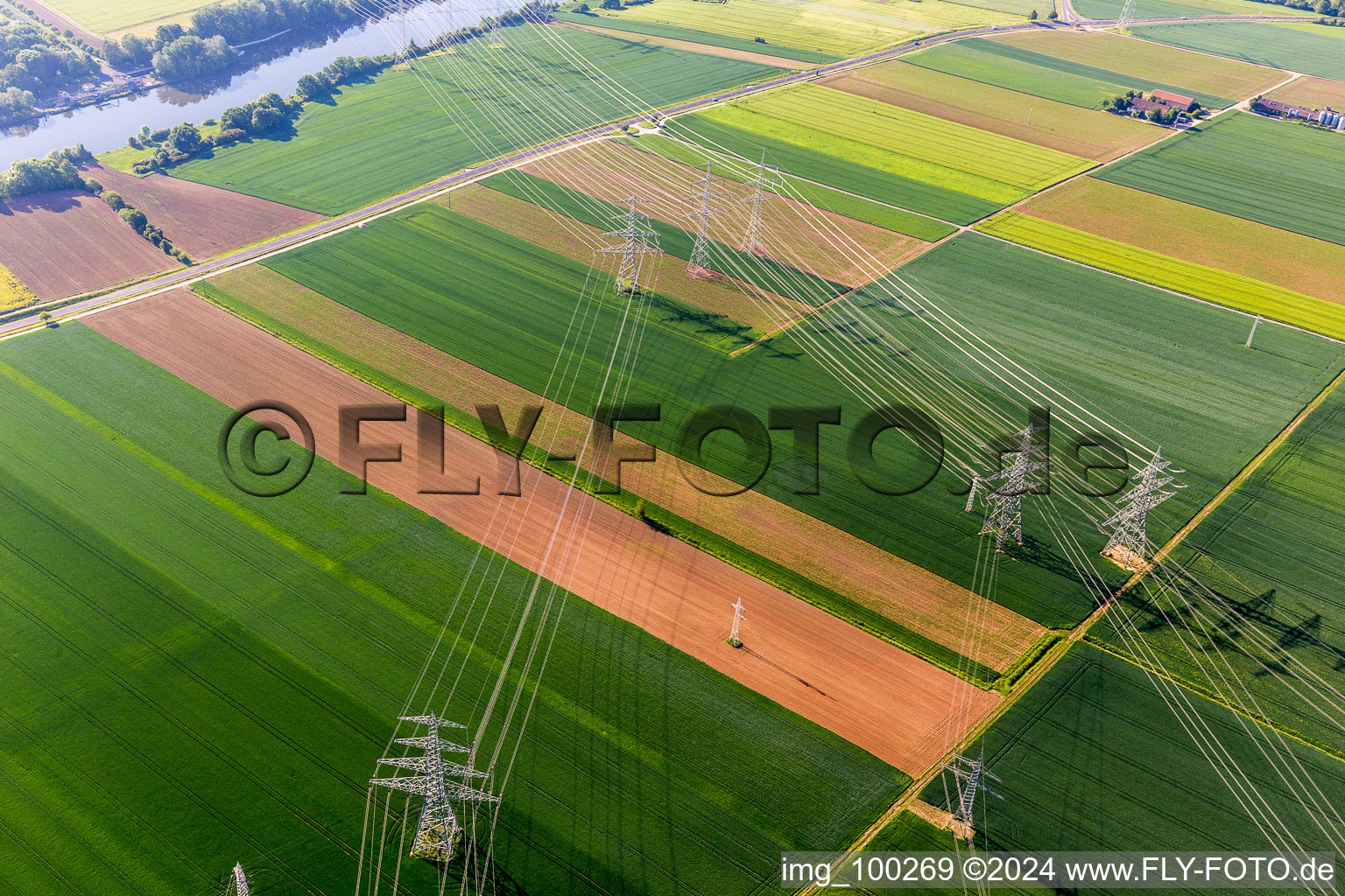 Drone image of KKG in Grafenrheinfeld in the state Bavaria, Germany