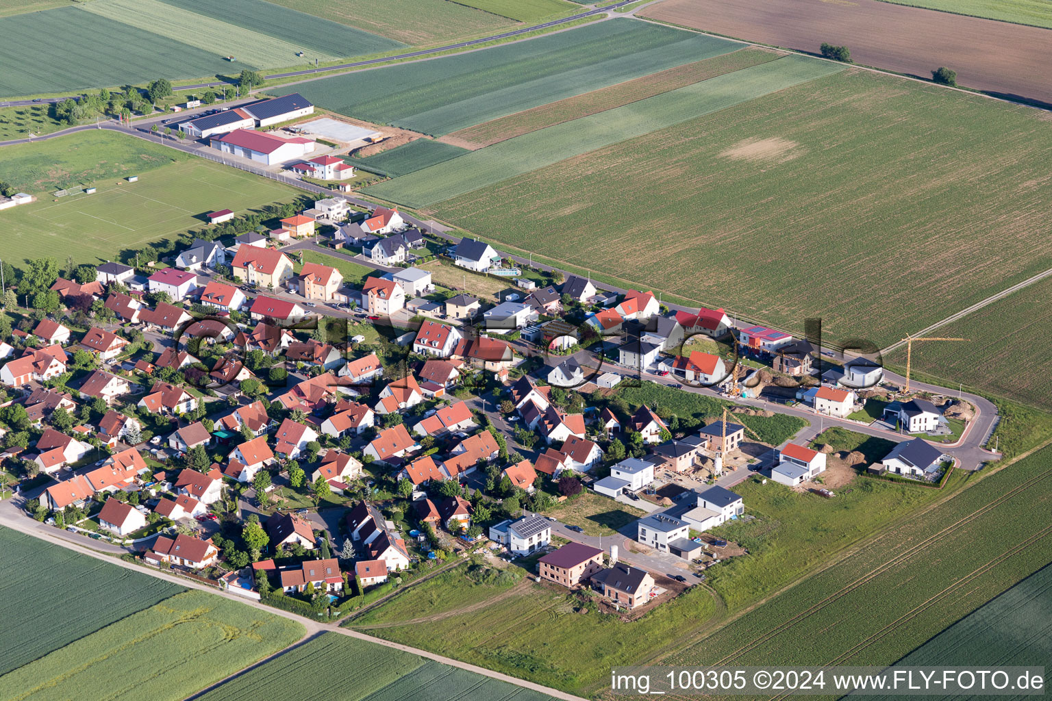 District Unterspiesheim in Kolitzheim in the state Bavaria, Germany