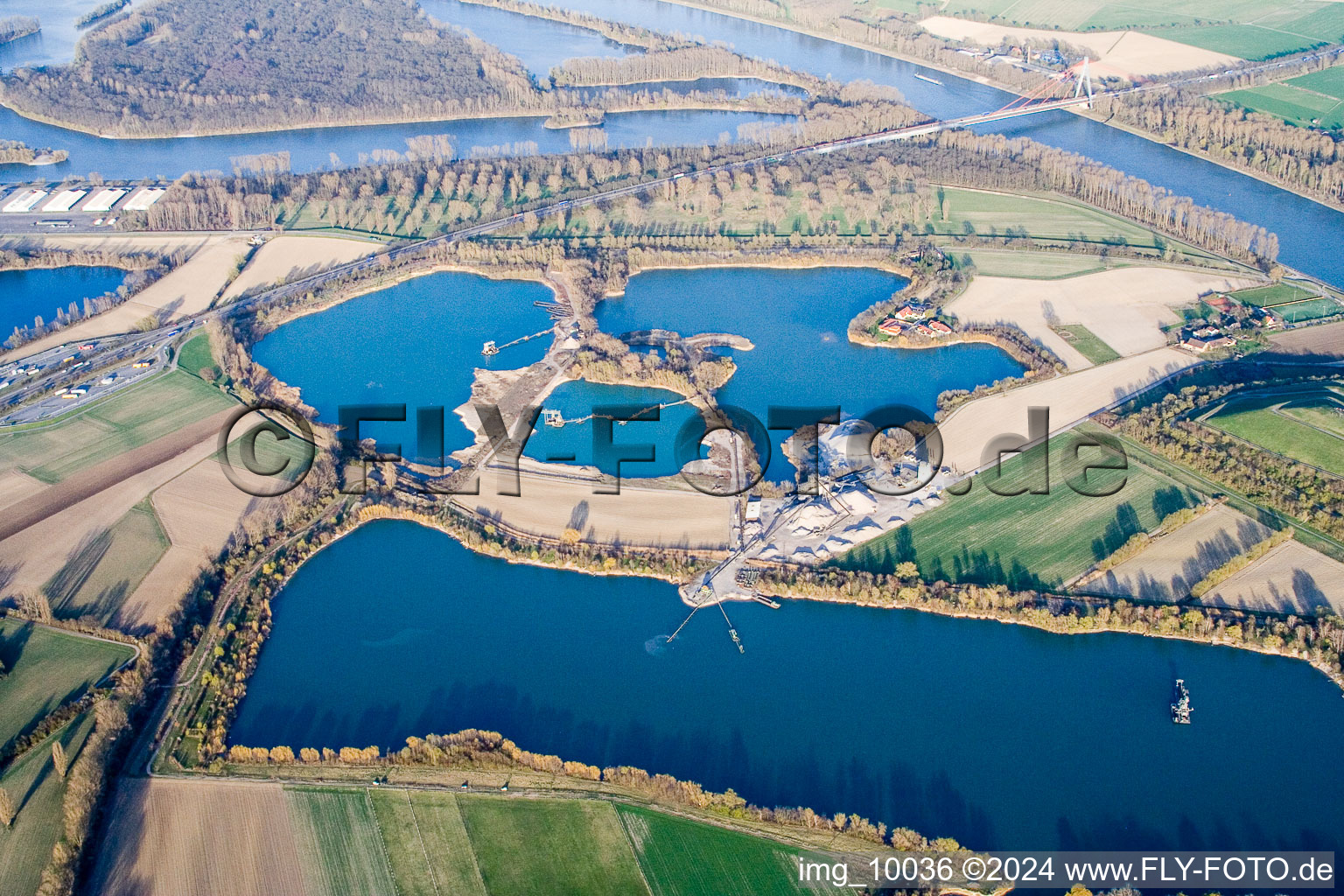 Speyer in the state Rhineland-Palatinate, Germany from the drone perspective