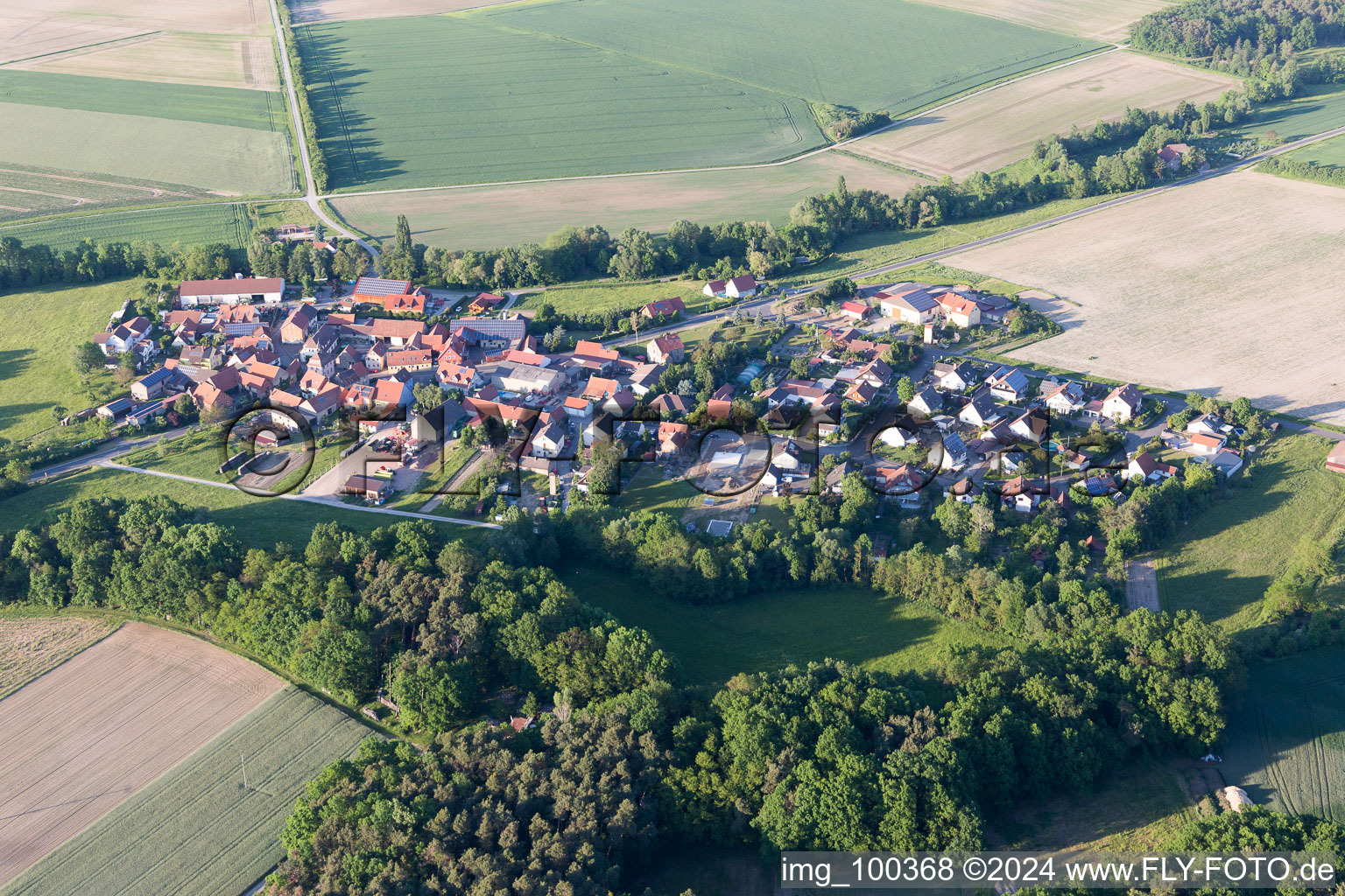 District Atzhausen in Kleinlangheim in the state Bavaria, Germany