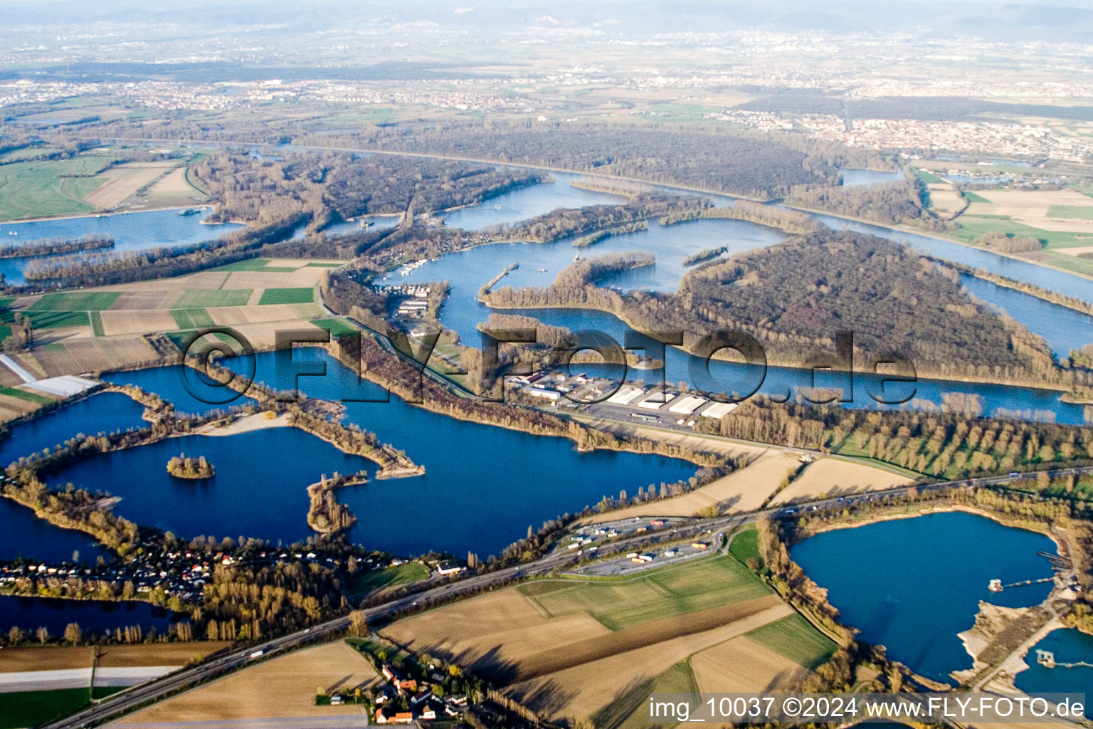 Speyer in the state Rhineland-Palatinate, Germany from a drone