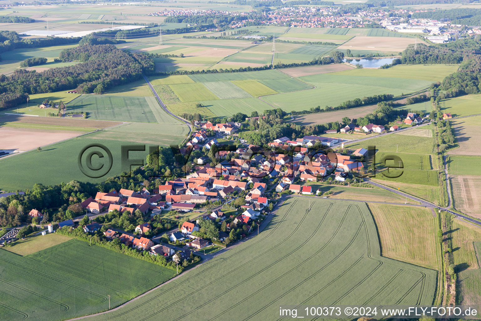 District Feuerbach in Wiesentheid in the state Bavaria, Germany