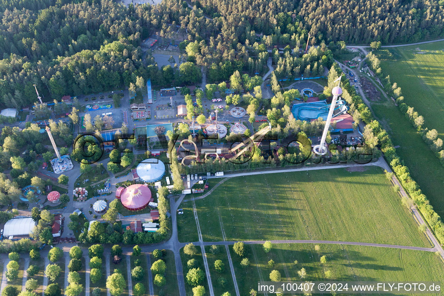 Leisure Land Geiselwind in Geiselwind in the state Bavaria, Germany