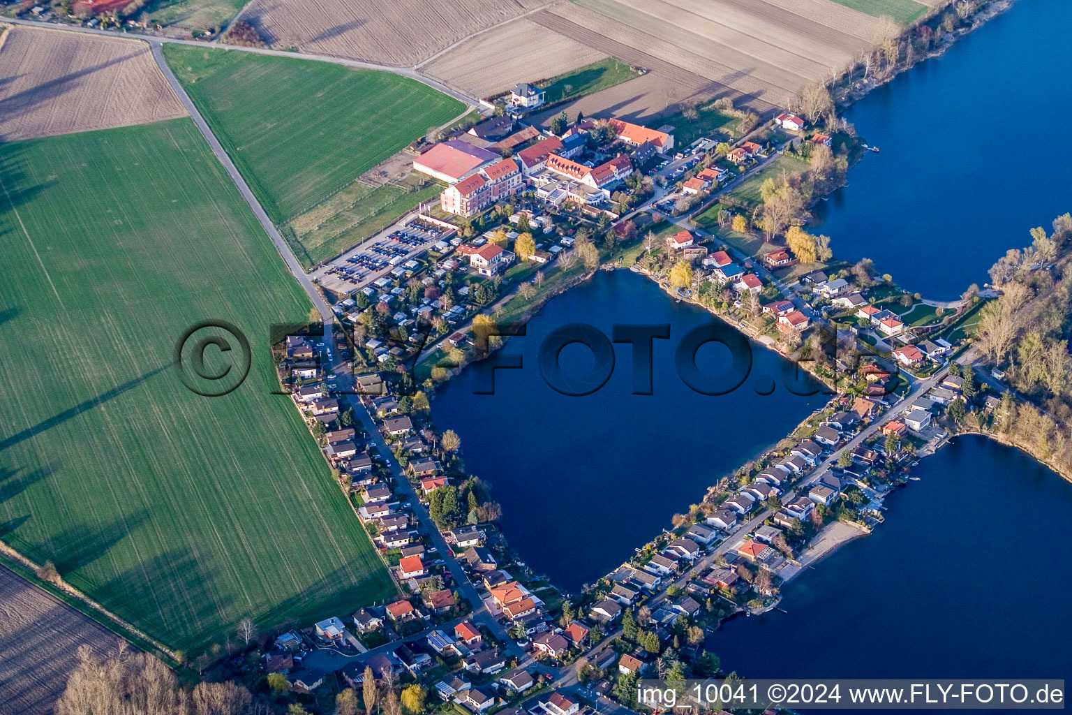 Oblique view of Speyer in the state Rhineland-Palatinate, Germany