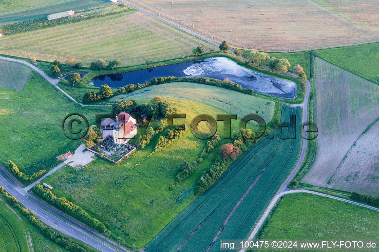 Churches building the chapel on Eschenauer Muehlbach in Eschenau in the state Bavaria, Germany