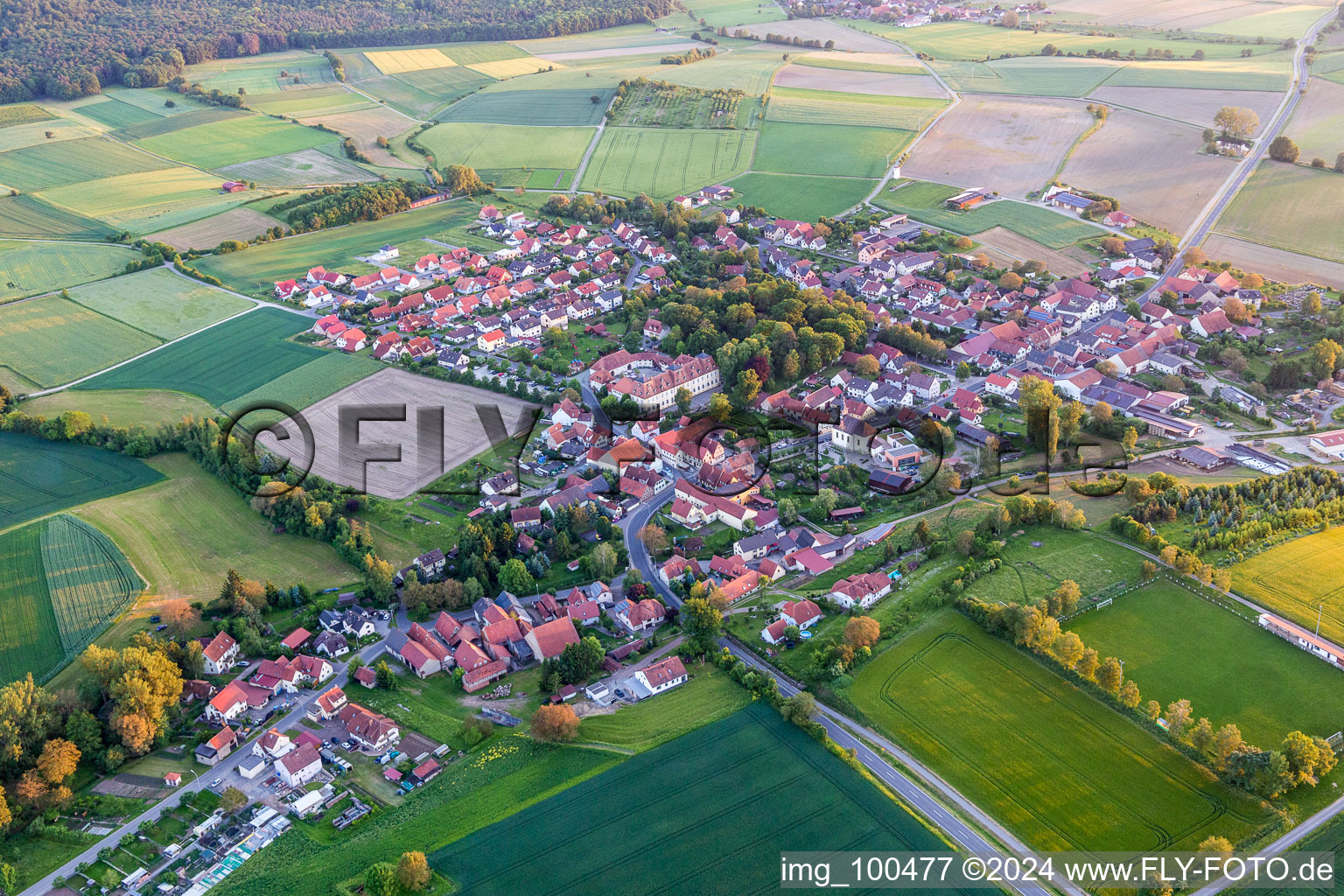 District Oberschwappach in Knetzgau in the state Bavaria, Germany